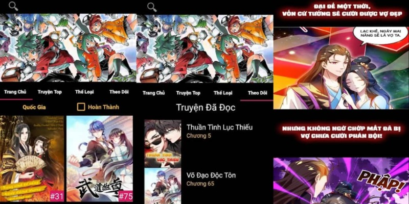 Đọc truyện dễ dàng và tiện lợi